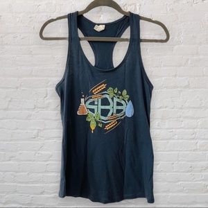 🔖 Soggy Bottom Brewing Co athletic tank top, medium